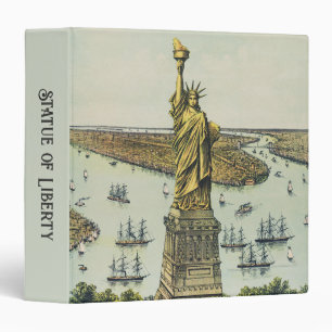 Classeur La Grande Statue de Bartholdi, Statue de la Libert
