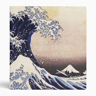 Classeur La grande vague au large de Kanagawa Art japonais 