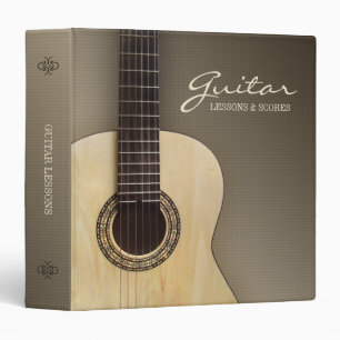 Classeur La guitare classique marque des leçons