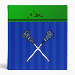 Classeur La lacrosse nommée personnalisée colle les rayur