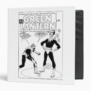 Classeur La lanterne verte enlève l'anneau, noir et blanc