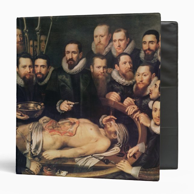 Classeur La leçon d'anatomie du der de fourgon de docteur (Devant/Intérieur)