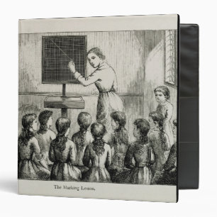 Classeur "La leçon d'inscription", illustration 'd'un