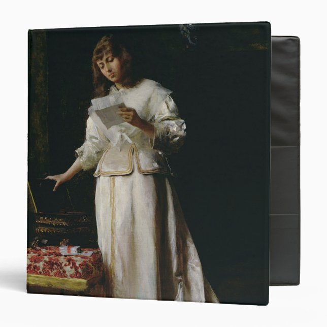 Classeur La lettre d'amour (Devant/Intérieur)