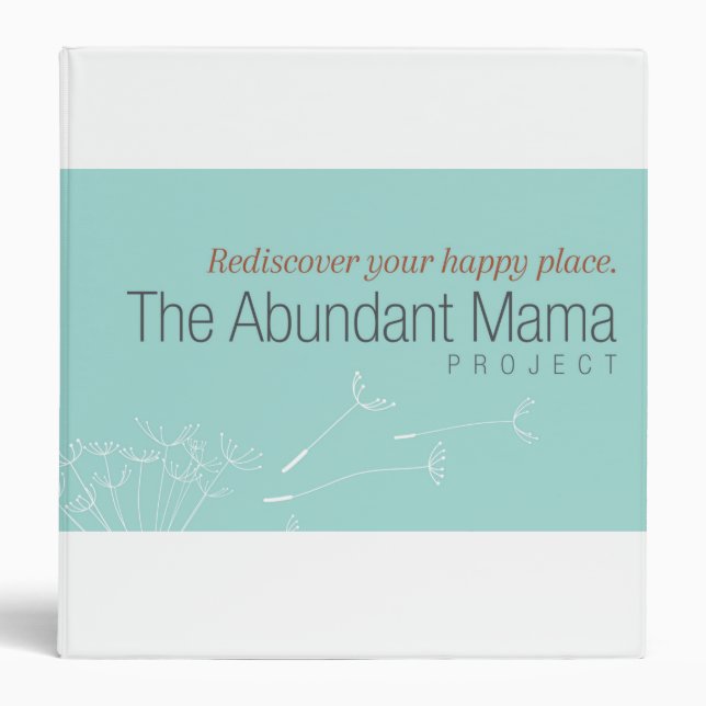 Classeur La maman abondante Project Binder (Devant)