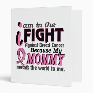 Classeur La maman veut dire le monde à moi cancer du sein