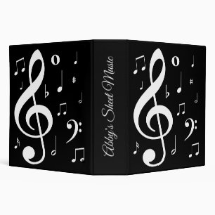 Classeur La musique note 2" reliure à anneaux