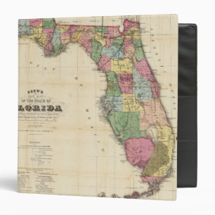 Classeur La nouvelle carte de l'état de Floride de Drew