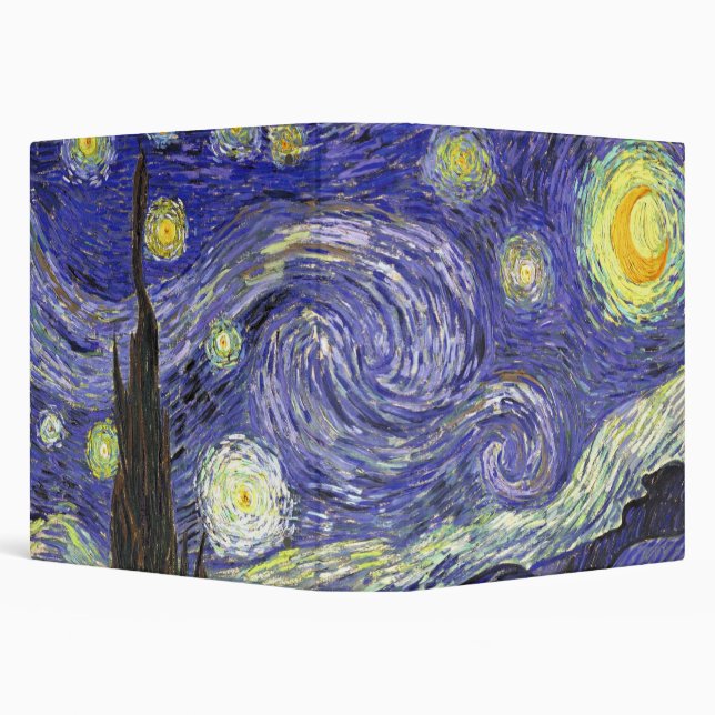 Classeur La Nuit étoilée de Vincent van Gogh (Arrière-plan)