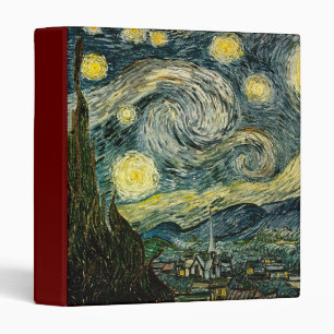 Classeur La nuit étoilée de Vincent van Gogh (1889)