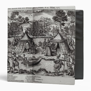 Classeur La paix faite sur L'Isle Boeufs aux.