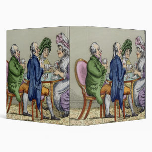 Classeur La partie de whist (litho de couleur)