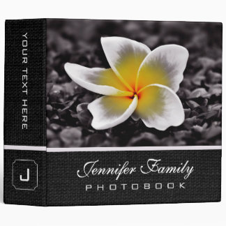 Classeur La photo de famille de fleur de Frangipani de