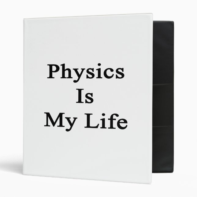 Classeur La physique est ma vie (Devant/intérieur)