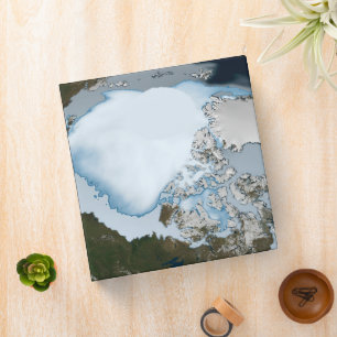 Classeur La Planète Terre Montre La Couverture De Glace De 