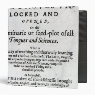 Classeur La porte des langues Unlocked', 1631