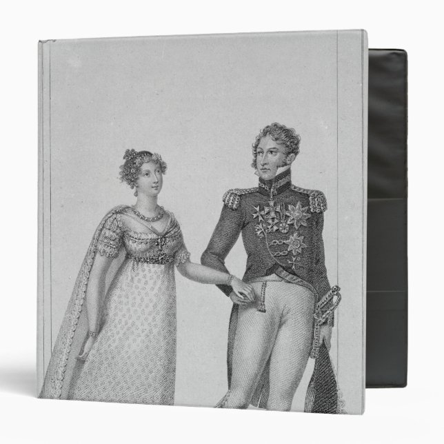 Classeur La princesse Charlotte du Pays de Galles et du (Devant/Intérieur)
