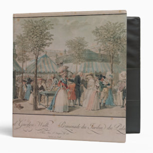 Classeur La promenade de jardin de Palais Royal, 1787
