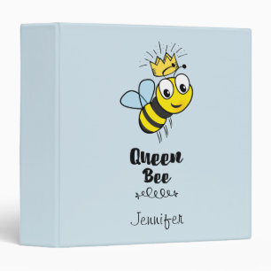 Classeur La reine Bee mignonne Bumble Bee avec Couronne