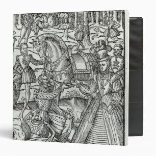 Classeur La Reine Elizabeth I à une chasse à mâle