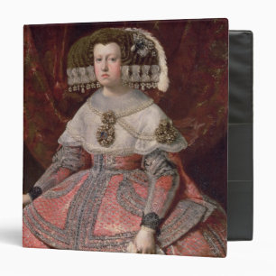 Classeur La Reine Maria Anna de l'Espagne dans une robe