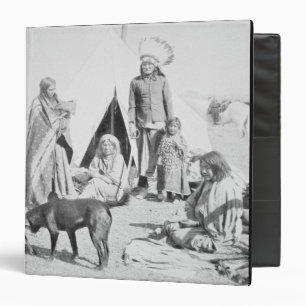 Classeur La réservation de Sioux au pin Ridge, le Dakota d