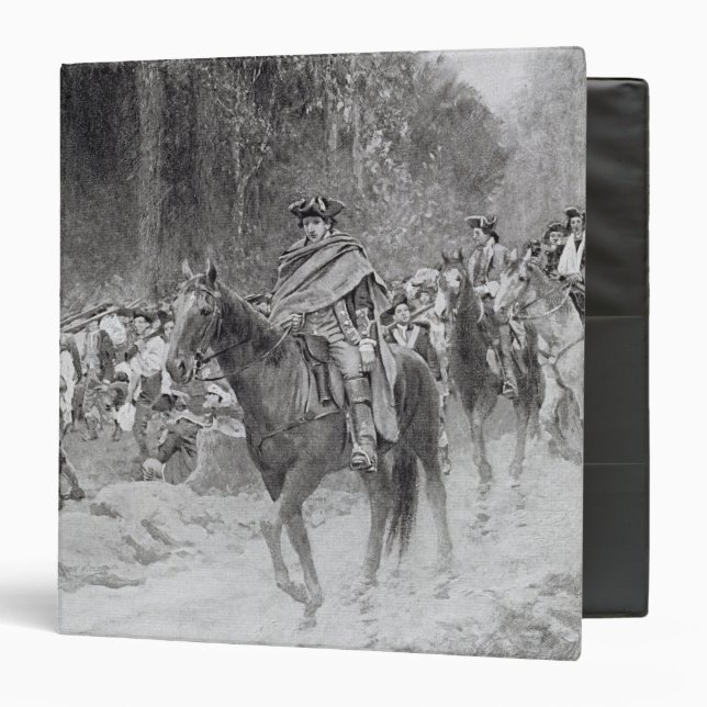 Classeur La retraite de Washington de grands prés (Devant/Intérieur)