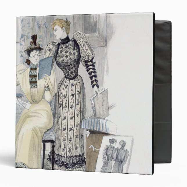 Classeur La saison, plat de mode pour "la reine", Septemb (Devant/Intérieur)