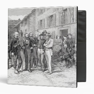 Classeur La salle de club de Zermatt en 1864, "de la monté