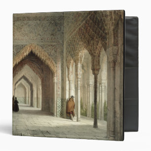 Classeur La salle de cour d'Alhambra, Grenade, 1853 (allum
