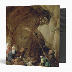 Classeur La tentation de St Anthony dans une caverne