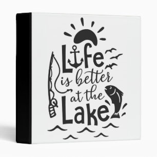 CLASSEUR **LA VIE EST MEILLEURE À L'ALBUM PHOTO DU LAC**