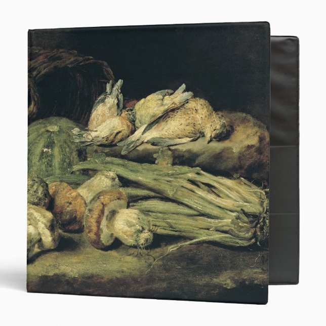 Classeur La vie toujours avec des champignons (Devant/Intérieur)