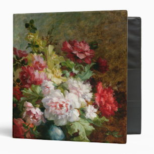 Classeur La vie toujours avec des fleurs et la musique de