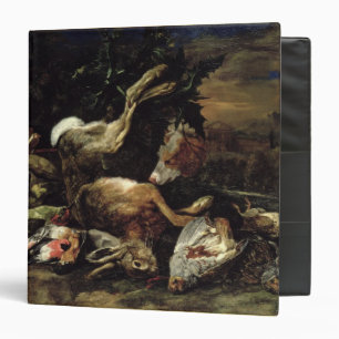Classeur La vie toujours avec un lièvre, des oiseaux de