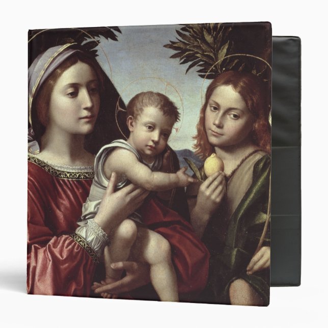 Classeur La Vierge et l'enfant (Devant/Intérieur)