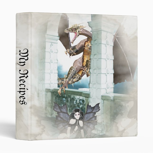Classeur La Vignette du Dragon (Devant/Côté)
