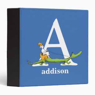 Classeur L'ABC de Dr Seuss : Lettre A - Blanc Ajoutez vot