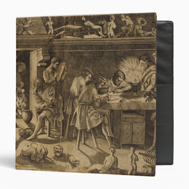 Classeur L'académie de Baccio Bandinelli, 1547 (Devant/Intérieur)