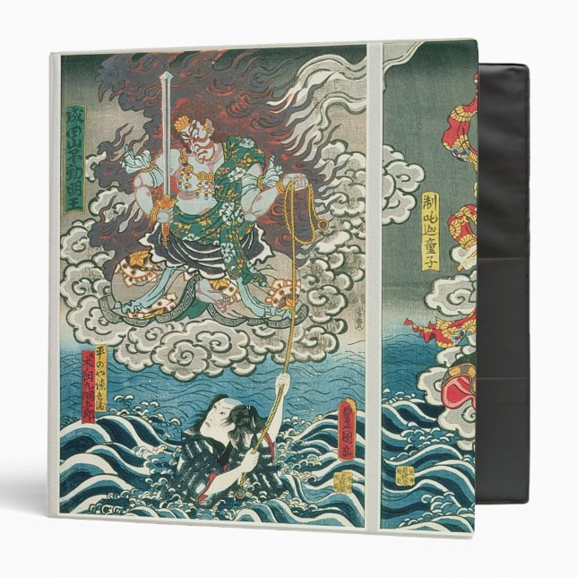 Classeur L'acteur Ichikawa Ebizo V comme divinité Fudo Myoo (Devant/Intérieur)