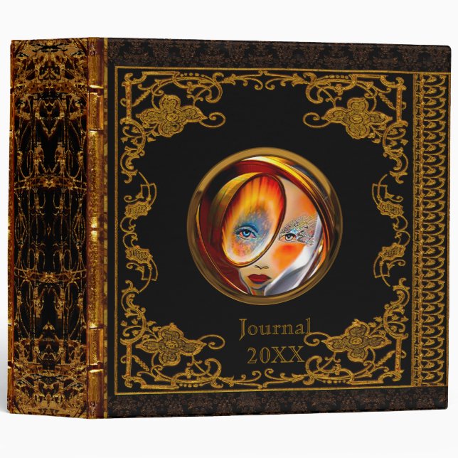Classeur Lady Solar personnalisable (Devant/Côté)