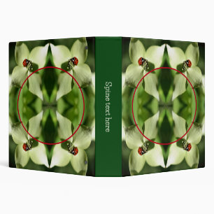 Classeur Ladybug Dogwood Flower Frame Créez votre propre ph
