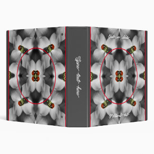 Classeur Ladybug On Dogwood Personnalisé Ajouter Votre Phot