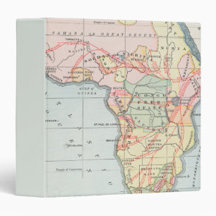 CLASSEUR L'AFRIQUE : CARTE, 1894