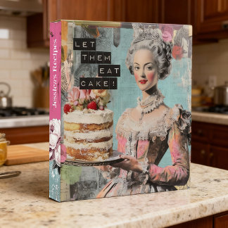 Classeur Laissez-Les Manger Du Gâteau - Livre De Recettes P