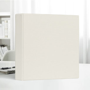 Classeur Lait blanc beige Lin Simple Texture élégante