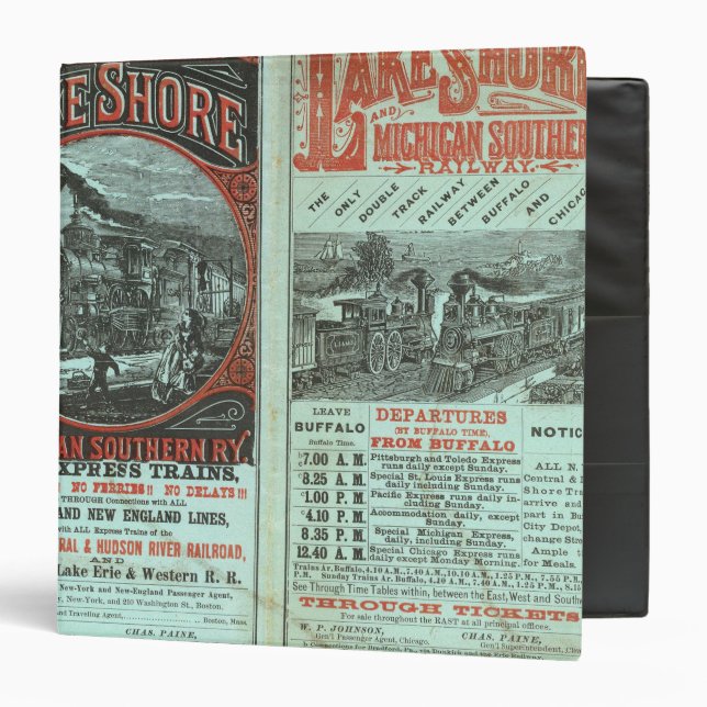 Classeur Lake Shore et Michigan So Railway (Devant/Intérieur)