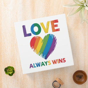 Classeur L'amour gagne toujours LGBT