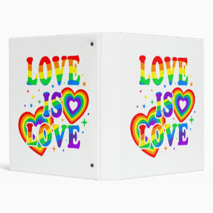 Classeur L'amour LGBTQ est l'amour Fierté gay Drapeau arc-e