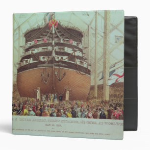 Classeur Lancement de H.M.S. Royal Albert, vapeur de vis